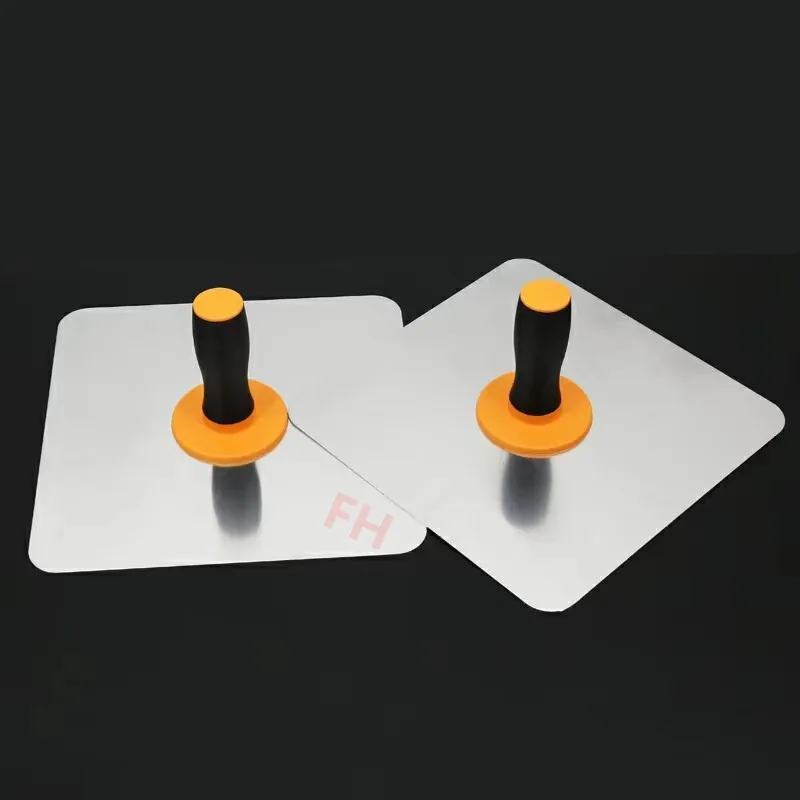 Construction Aluminum Finishing Workshop Spatula Board Plastering Tool Easy Handle Paint Holder