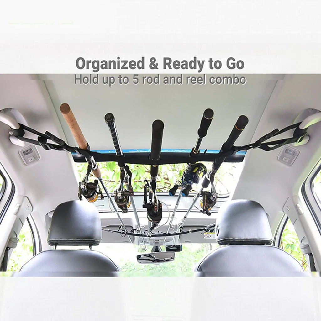 2Pc Fishing Vehicle Rod Carrier Rod Fishing rod holders for car