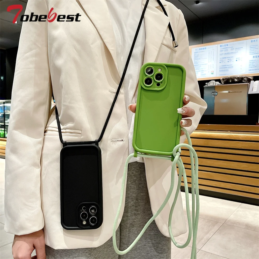 Adjustable Crossbody Lanyard Strap Rope Phone Case Cover