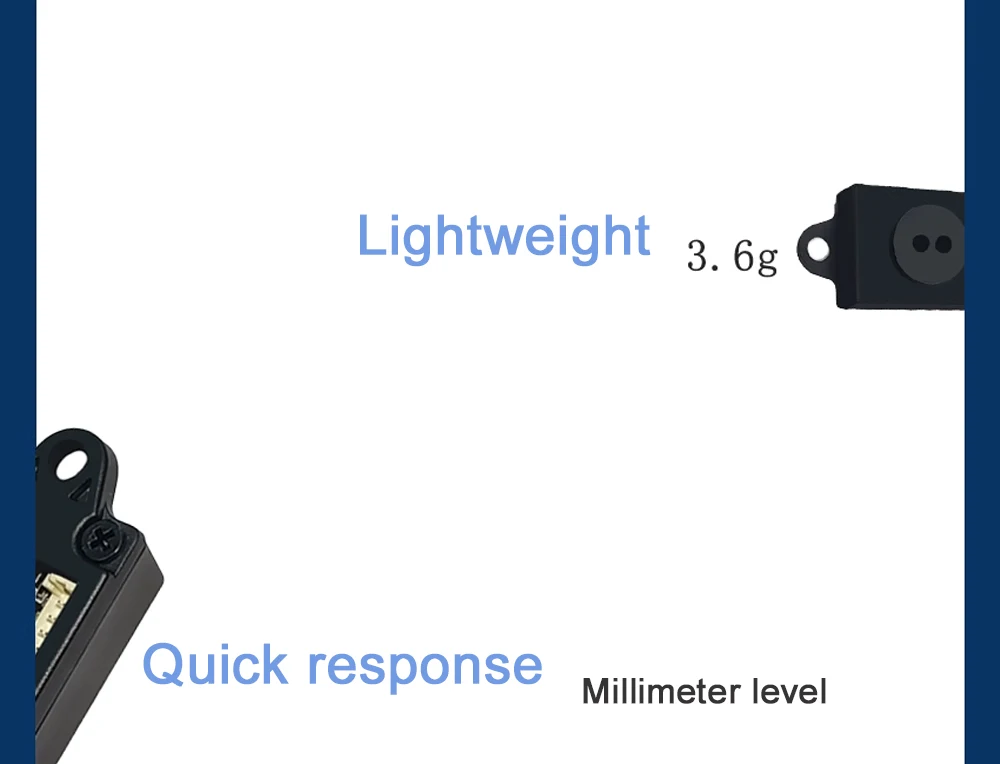MINIF Laser Ranging Module TOF Sensor Small Angles Highly Resistant Strong Light