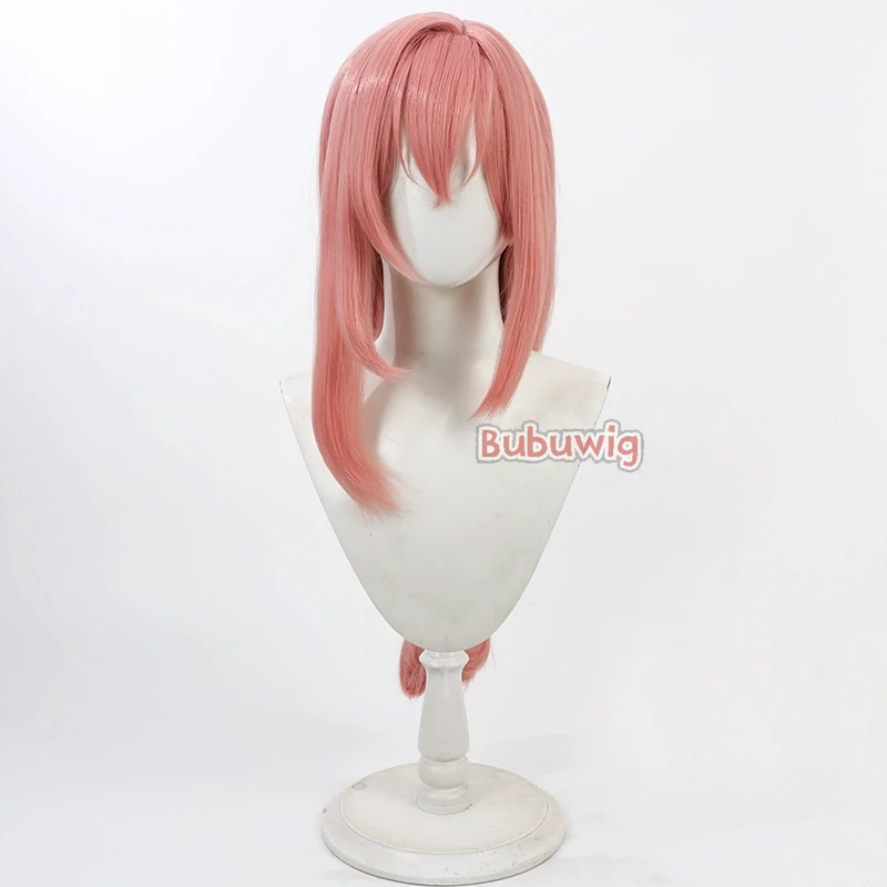 Bubuwig Synthetic Hair Tsukishiro Yanagi Cosplay Wigs Zenless Zone Zero Tsukishiro Yanagi 70cm Pink Braided Wig Heat Resistant