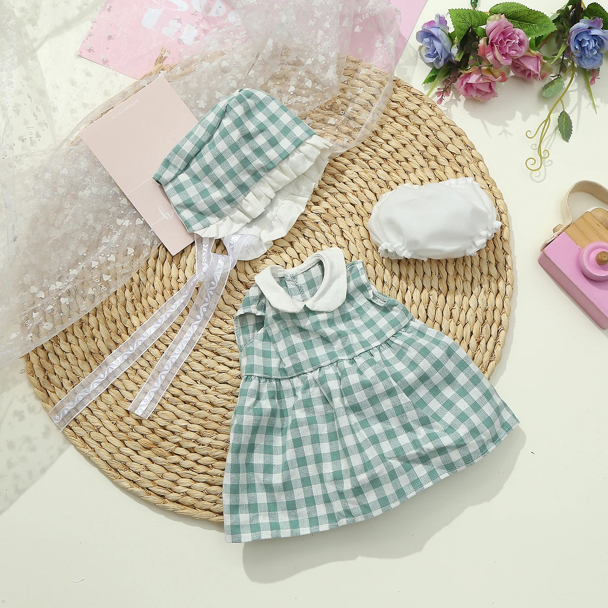 Puppenkleidung für 45 cm Babypuppen, DIY-Puppenzubehör für 45 cm große Puppen, Pullover, Overall, Kleidung für wiedergeborene Babypuppen – Detail 9