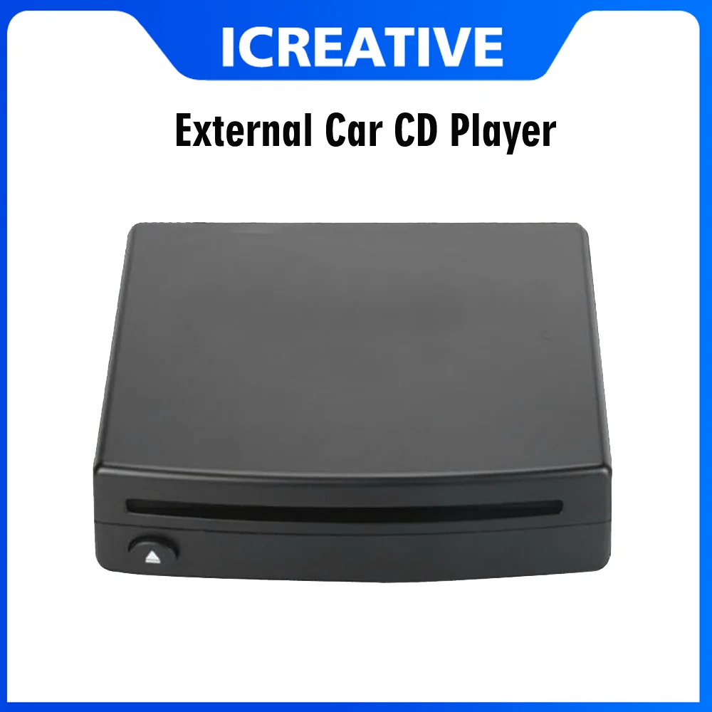 Lecteur CD et DVD externe USB super fin, compatible avec PC, TV LED, MP5,  lecteur de limitation, Android, stéréo, accessoires de voiture - AliExpress
