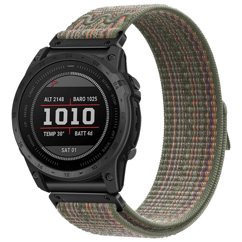 Nylon QuickFit Strap, 22mm/26mm, Universal Fit Smartwatch Bracelet
