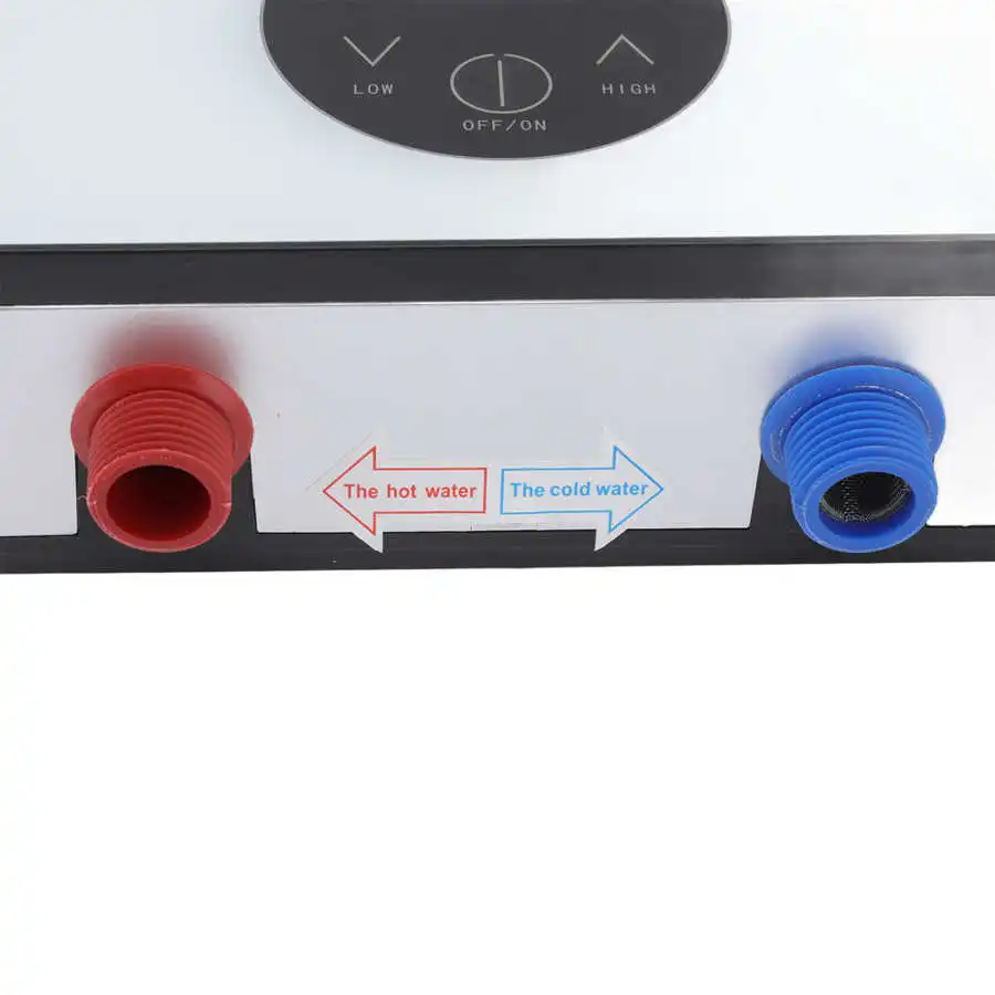 6500 W Elektro-Warmwasserbereiter-Set, Touchscreen, Übertemperaturschutz, Warmwasserbereiter, Duschkopf, 220 V, schnelles Aufheizen_voghion.com