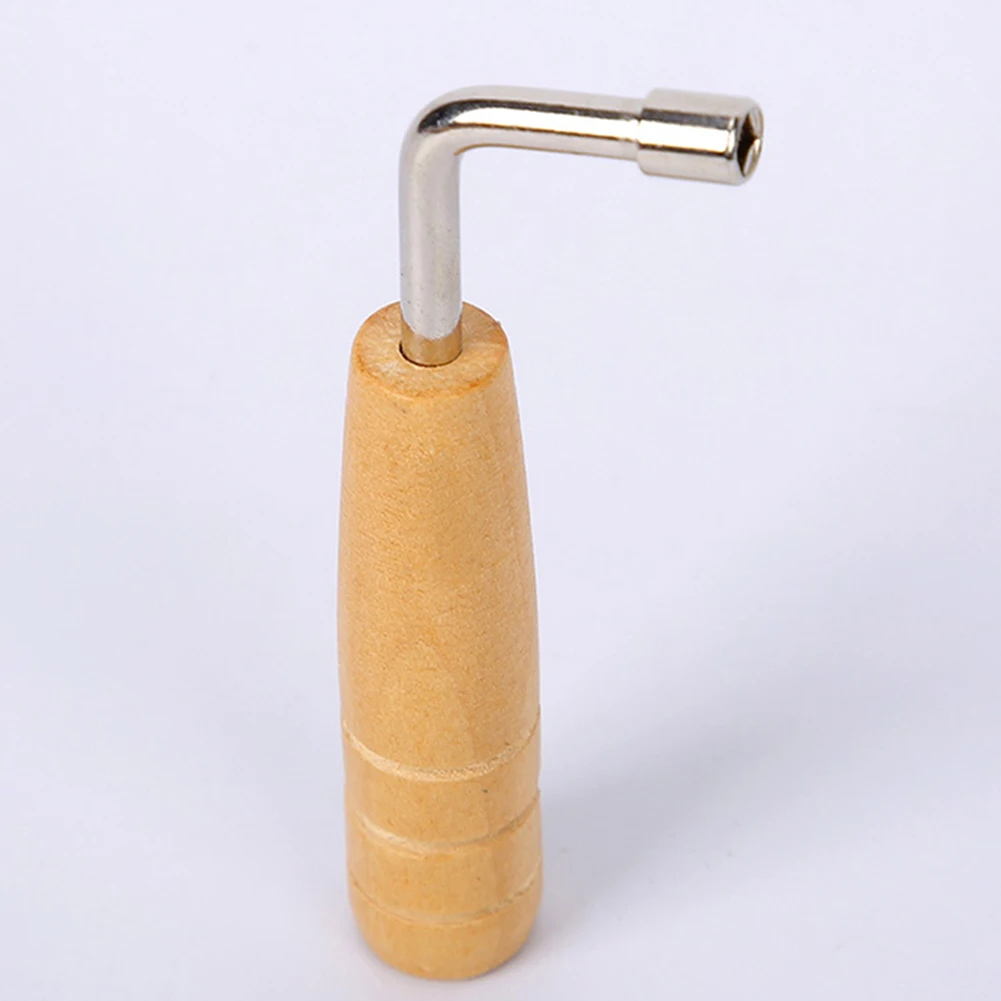 Guzheng Piyano Akort Çekiç L şeklinde Kare Anahtarı Tuner Anahtarı Ucu Dize Pin Onarım Aracı Piyano Lir Arp Tuning Araçları