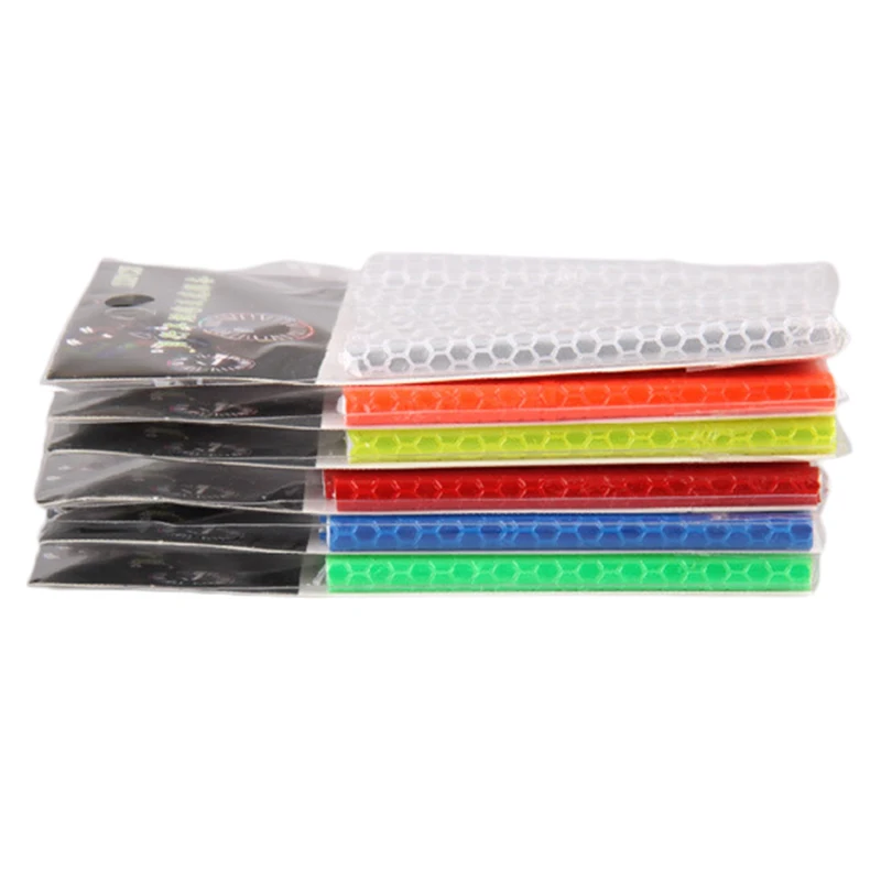 Bike Accessories Wheel Rim Spoke Mount Clip Tube Waterproof Warning Light Strip Reflector 12/24pcs