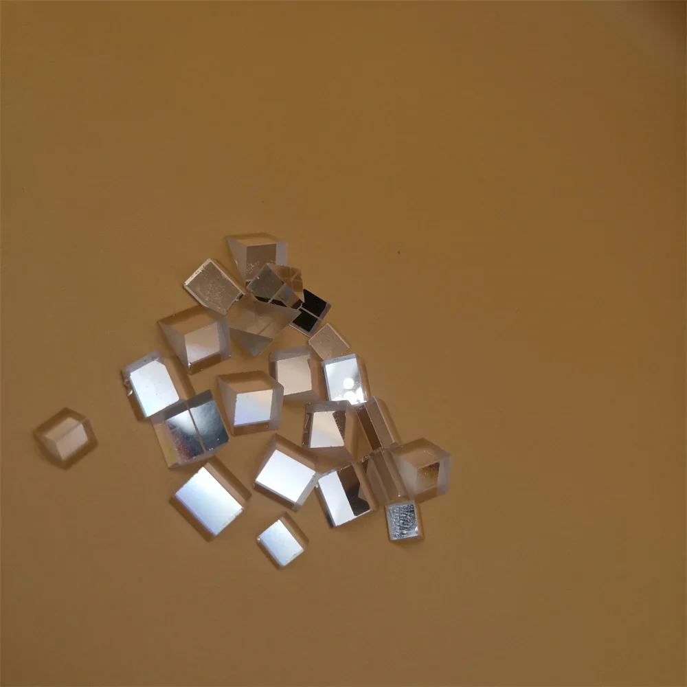 Optical Prisms Damaged Optical Glass Triangular Right Angle Prism Optics Light Science Optical Experiment Tools