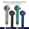 Professinal Leafless Hair Dryer Negative Lon Hair Care Quick Dry Home Powerful Hairdryer Constant 200 Million Anion Blow Dryer 1