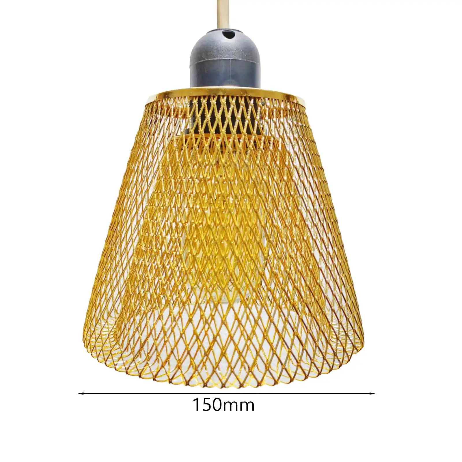 Metal Pendant Lamp Shade, Bulb Protective Cover, Lampshade for Hallway, Kitchen,