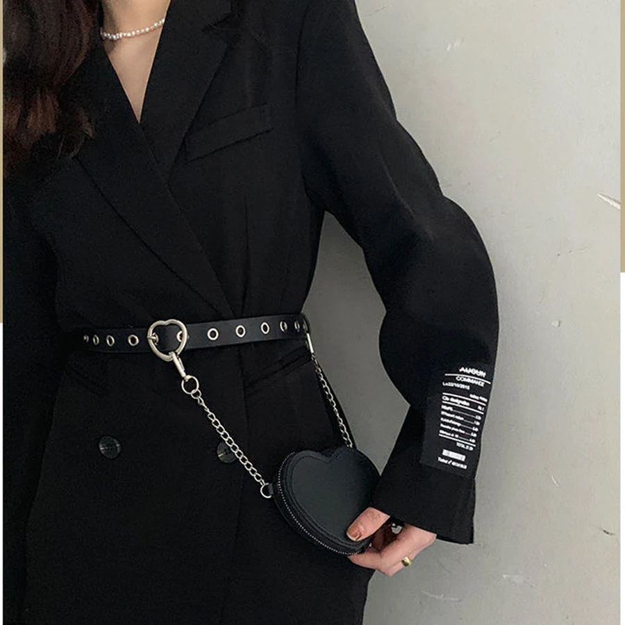 Elegant Leather Waist Belt Bag For Women Crossbody Waist Purse Fanny Pack Evening Clutch Mini Handbag Detachable Soft Leather 5