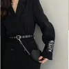 Elegant Leather Waist Belt Bag For Women Crossbody Waist Purse Fanny Pack Evening Clutch Mini Handbag Detachable Soft Leather 5