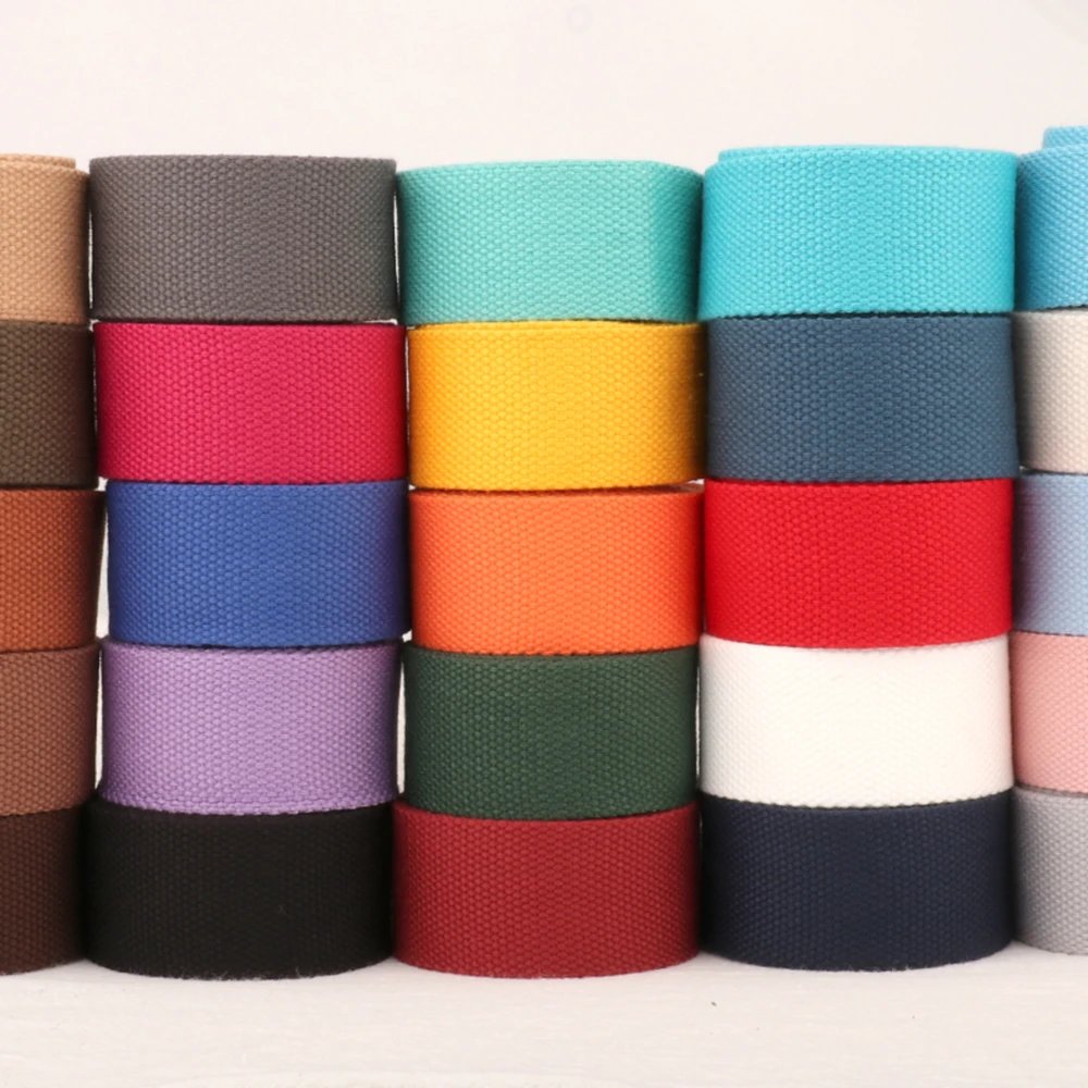 5 meters 20mm Canvas Webbing Belt DIY BackPack Strap Sewing Bag Belt Dog Accessories