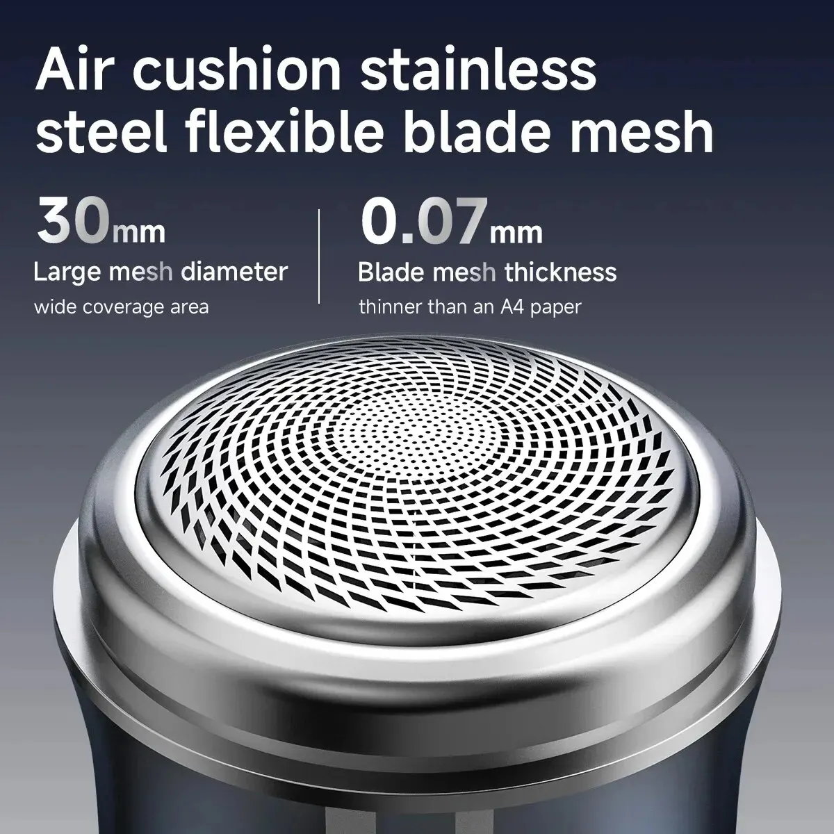 DOCO 휴대용 미니 전기 면도기, 습식 및 건식 USB 충전식, C타입 충전, 남자 여행 사무실 면도기