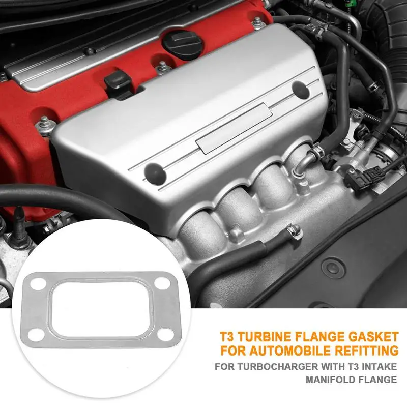 T3 Turbo Gasket For T3 T35 T38 GT35 GT35R Turbo Turbine Inlet Manifold Gasket 304 Stainless Steel Cars