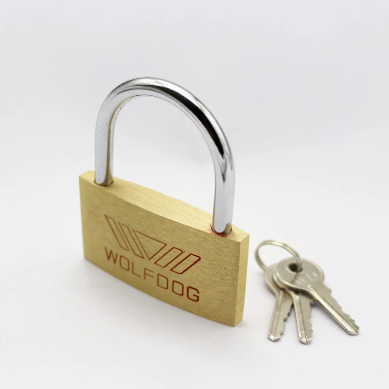 20mm 25mm 30mm 40mm 50mm Wolf Dog Copper Lock Small Lock Head Single Open Household Full Copper Padlock