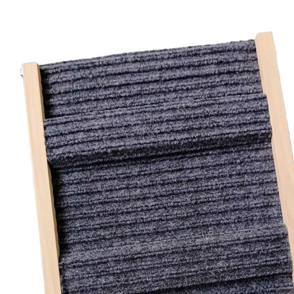 Rampa Per Cani Pieghevole In Legno - Regolabile A 4 Altezze - Antiscivolo - Per Letti E Divani - Taglia Piccola - Foto 4