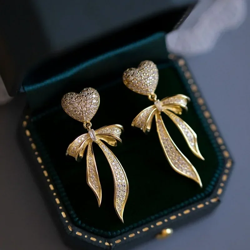 My Sister's Cottage | Waterproof | Bow & Heart Earrings