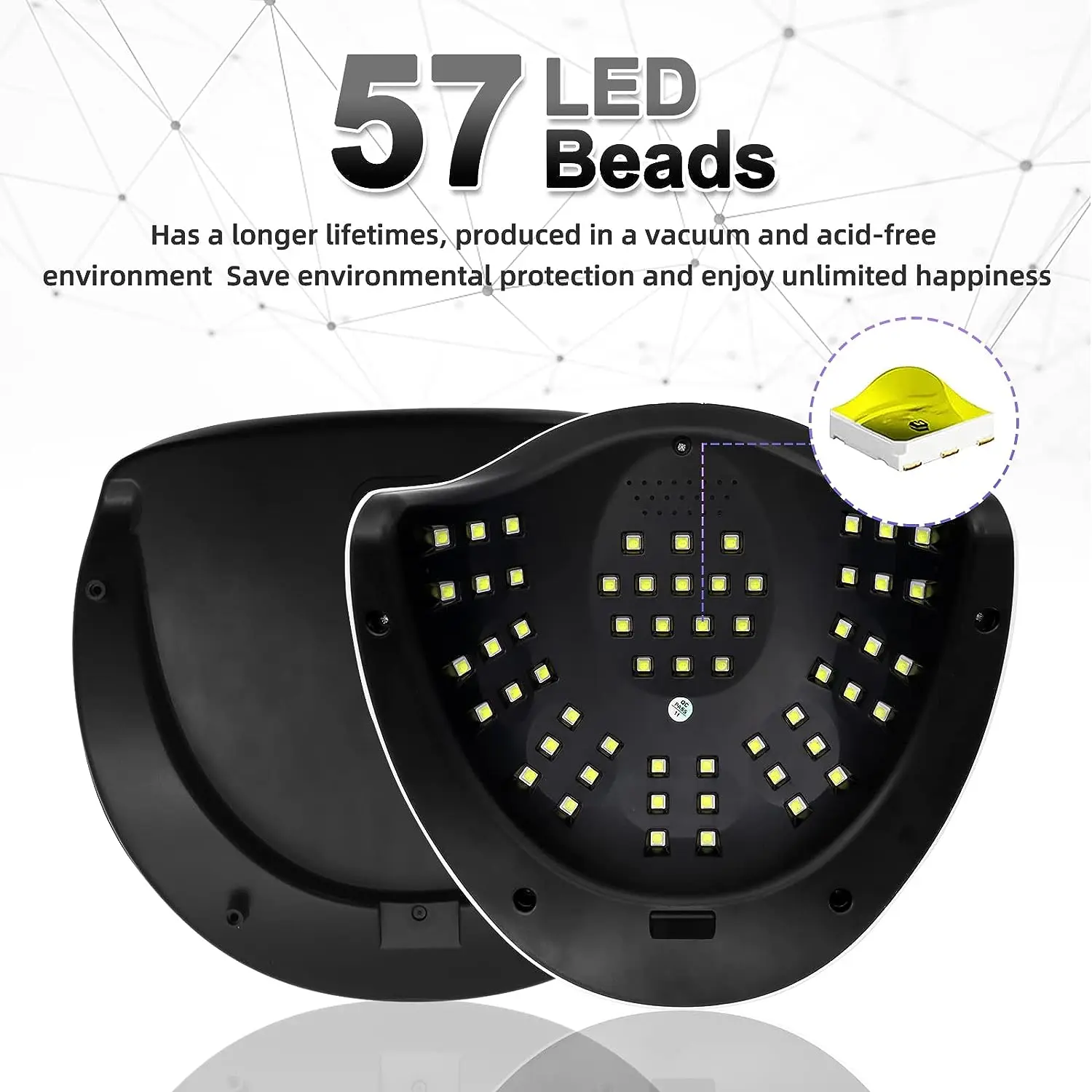 220W UV LED Nail Lamp for Nails Fast Curing Dryer Light Automatic Sensor UV Drying Lamp Gel Polish Professional Art Tools 3