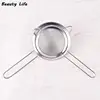New Kitchen 7/8/10/12/14/16/18/20/22cm Optional Kitchen Stainless Steel Flour Tea Strainer Mesh Colander Sieve Filter Sifter 5