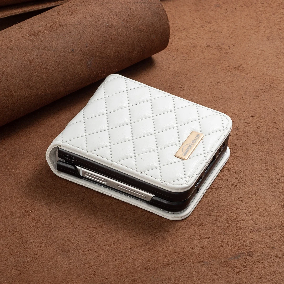 Luxury Leather Anti-Knock Protective Flip Phone Case