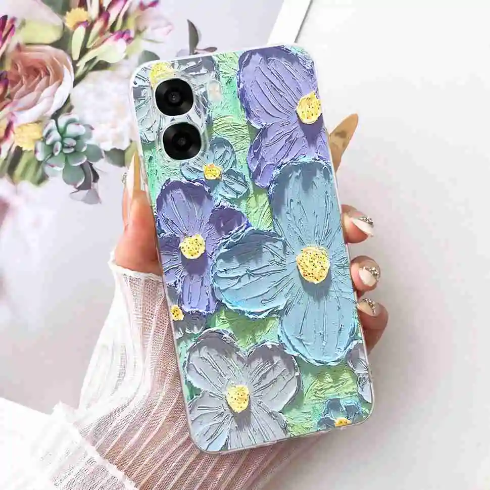 Cute Patterned Matte Soft Silicone Phone Case