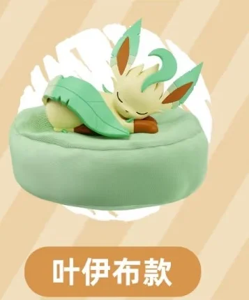 In Stock - Pkm Eevee Sleeping Series Blind Box Anime Desktop Decoration Toy