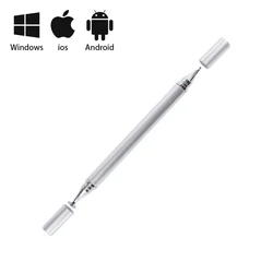 Universal Touch Screen Stylus Pen for Tablets and Smartphones (Silver)