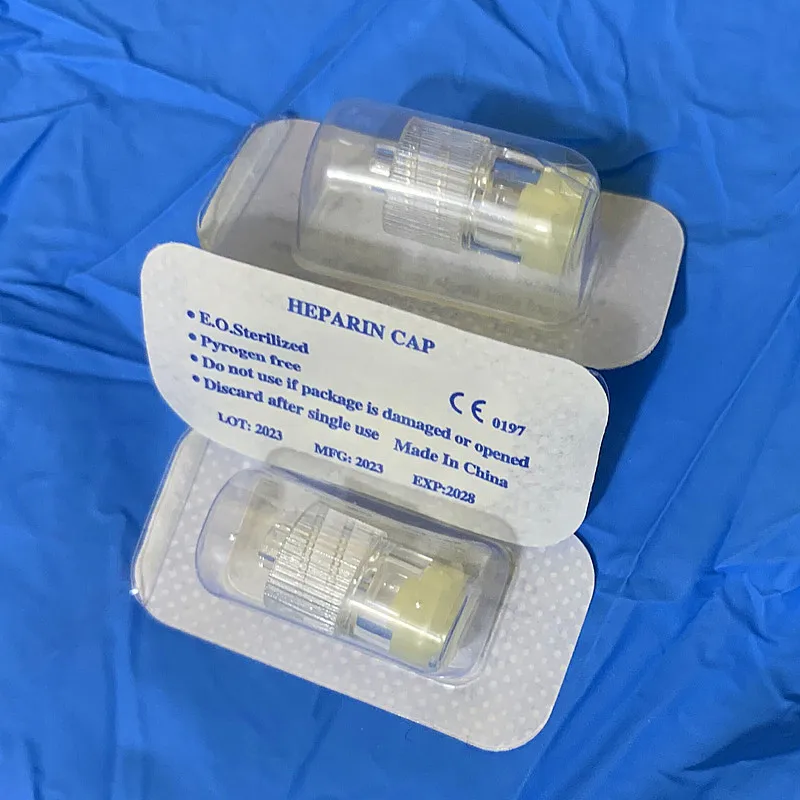 Heparin Cap IV Disposable Cannula Heparin Caps for Dog Cat Pet Veterinary Supplies iv cannula