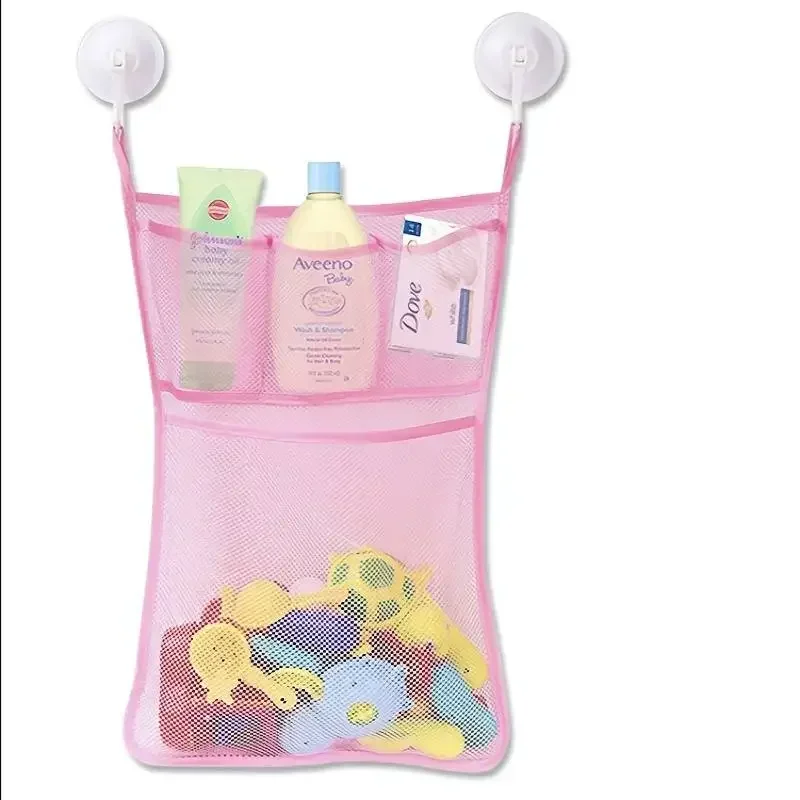 Baby Bath Toy Storage Mesh Bag with Suction Cups 6