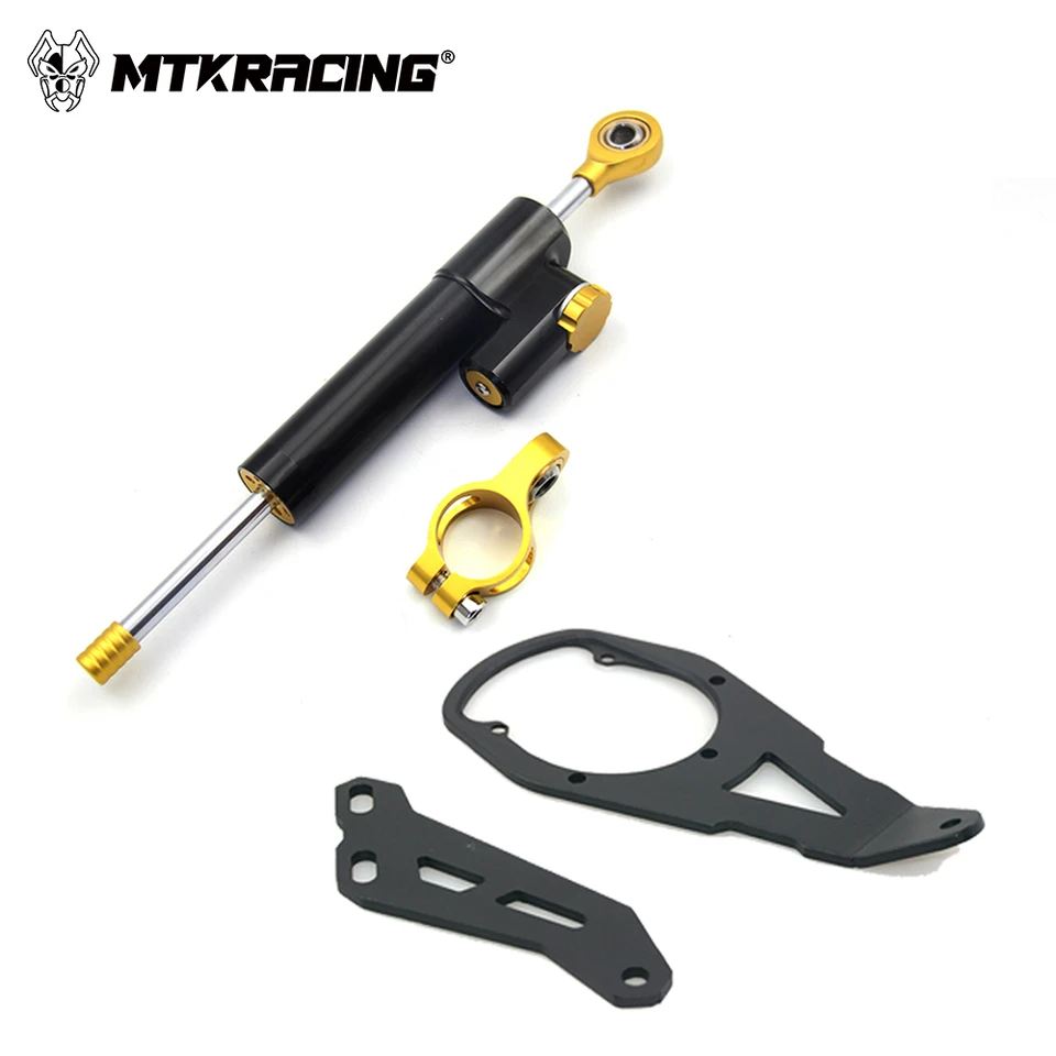 Stabilizzatore Sterzo Per Moto - Universale In Alluminio CNC | Per Yamaha MT10, MT07, MT09 (Tipo Lungo)