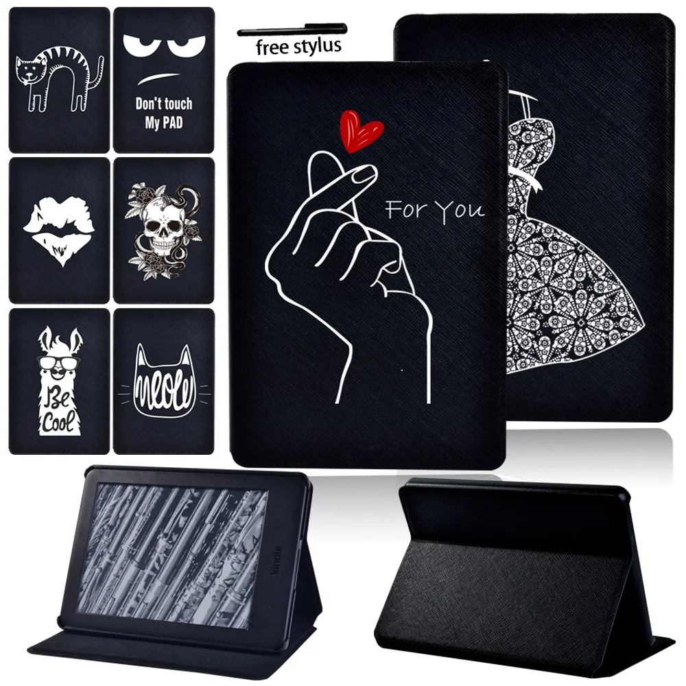 

Tablet Case for Amazon Kindle Paperwhite 1/2/3/4 Kindle 8th/10th paperwhite 5 11th2021 Pu Leather Shockproof Protective Cover