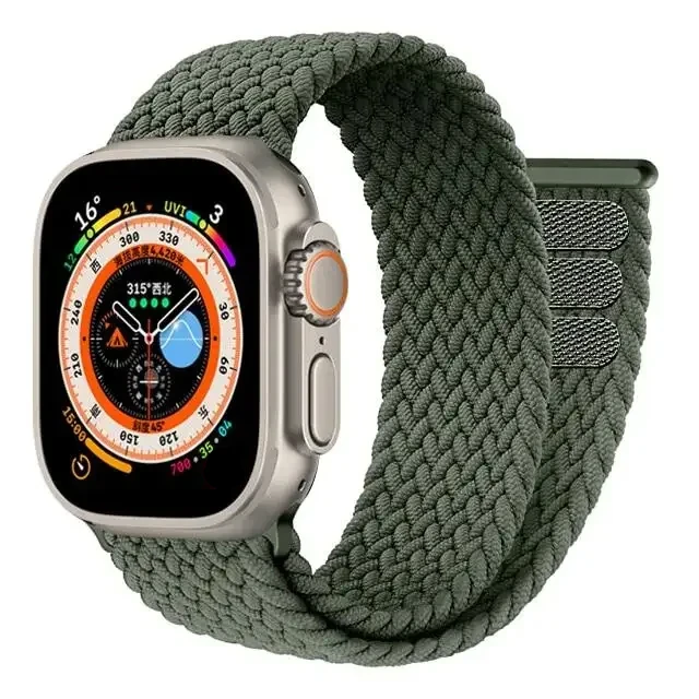 Braided Solo Loop Watch Band Strap in Premium Design