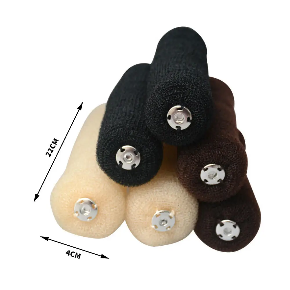 Fashion Hair Bun Maker Donut Magic Foam Sponge Easy Big Ring Hair Styling Tools Elastic Polyester Hair Band Accessories 5