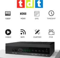 JN812 H.265 TDT DVB-T2 C Приемник цифрового телевидения с направленным сроком службы HD DVB-T2 FTA Телеприставка EPG USB PVR ТВ-тюнер для HD/Old TV — изображение 2