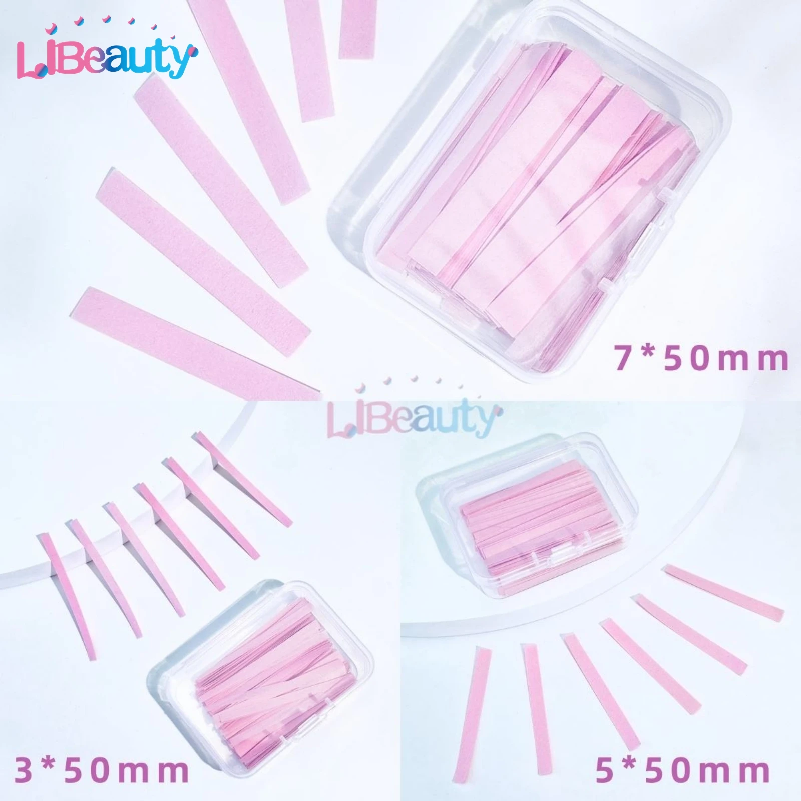 리뷰티 1000개 속눈썹 펌 페이퍼-업그레이드 플라스틱 랩 리프팅 리본 사용하기 쉬운 페이퍼 또는 완벽한 속눈썹 펌 도구