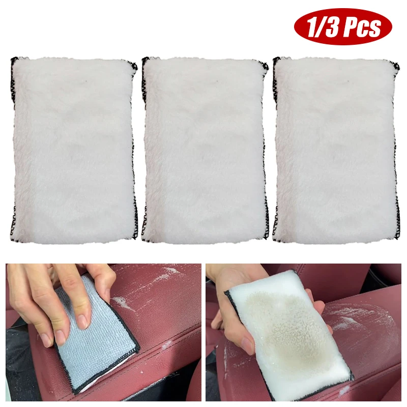 MicrofiberCarInteriorScrubbingSpongeApplicatorsforLeather