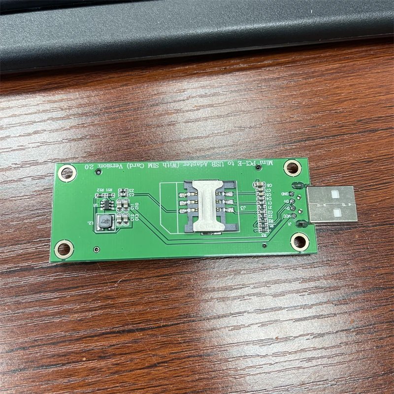 PC용 미니 PCIE-USB2.0 네트워크 어댑터, SIM 카드 슬롯 지지대, 3G 4G WWAN LTE 모듈, 미니 PCI-E-USB 라이저 보드, 6 핀, 8 핀