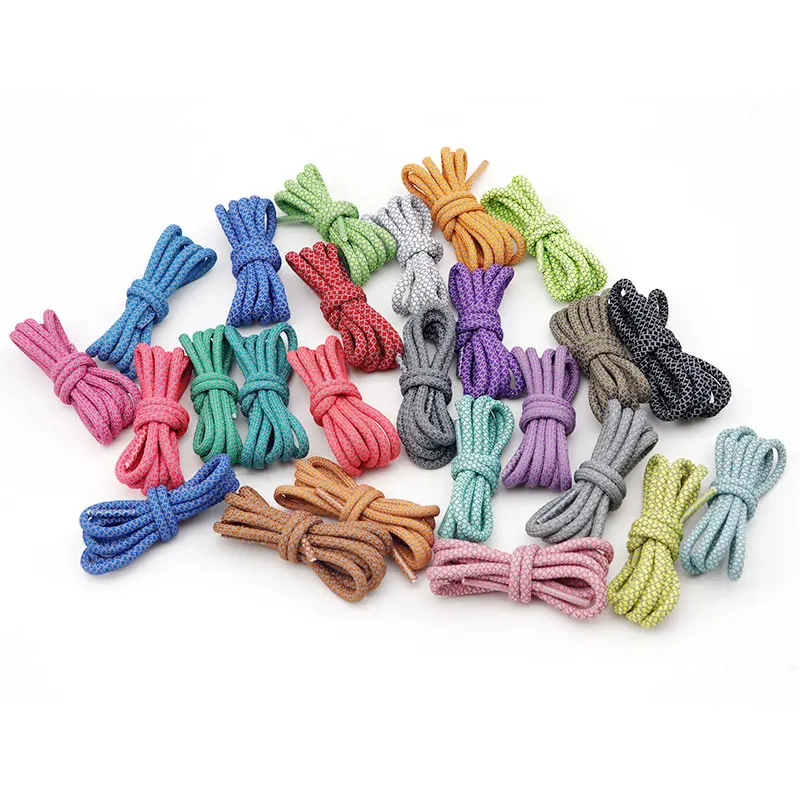 Coolstring Adult Size Lace 4.5MM Light Reflective Grown-up Charmed Rope 120-180CM Length Selectable Shoe Accessory Wholesale