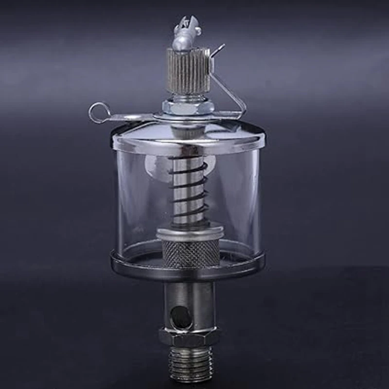 5PCS 50ML Engine Oil Gravity Drip Injectors, Needle Valve Oil Cups, Glass Cups, Machine Tool Cups Easy Install