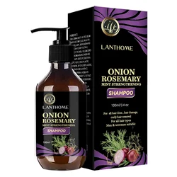 Revitalizing Rosemary & Onion Hair Regrowth Shampoo - Visible Results in 7 Days - 100ml Hair Shampoo