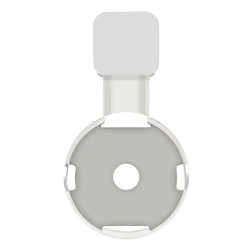 Compact Wall Mount with Cord Organizer (WHITE)