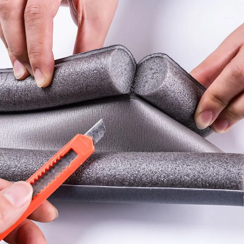 Door Seal Strip Sealing Strip Tape Rubber Seal Strip Rubber Door Weatherstripping Door Draft Stopper Door Weatherstripping Sealing Strip Door Bottom Seal Strip Wind Noise Reduction Stopper
