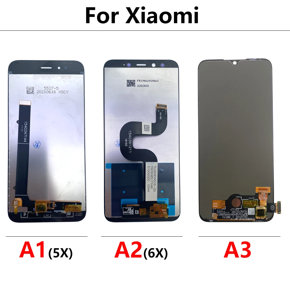 

New Display For Xiaomi A1 A2 A3 LCD Display Touch Screen Digitizer Assembly For Xiaomi 8 Lite Replacement Parts