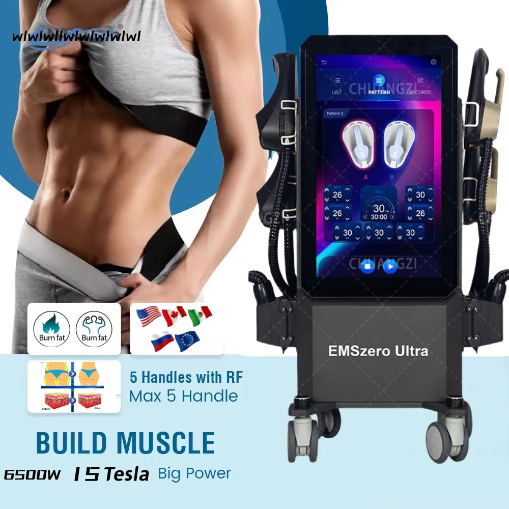 

DLS-EMSlim 6500W 200HZ EMSZERO muscle stimulation NEO Slimming Machine Hi-emt Body Sculpting EMS Pelvic Muscle Stimulator Salon
