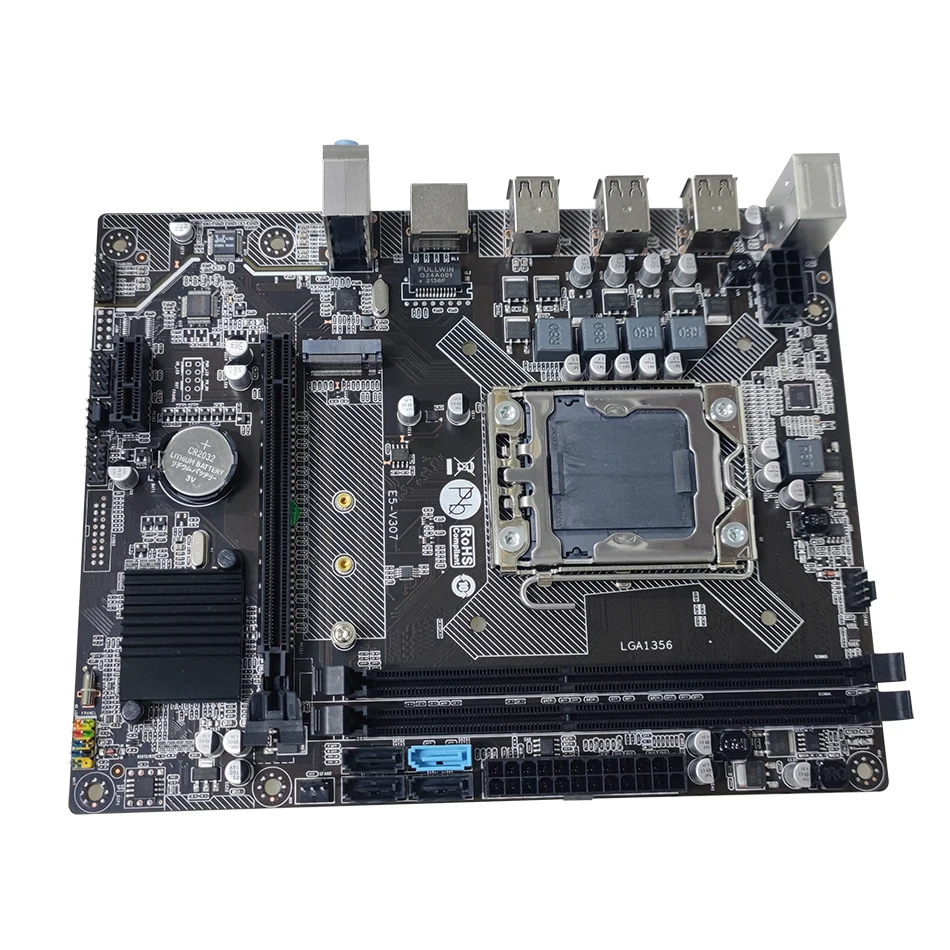 Placa-mãe Lga 1356 Suporte Processador Série e5 Reg Ecc Servidor Memória Ddr3 Ram e5 V307 M.2 Nvme X79 - Imagem 6