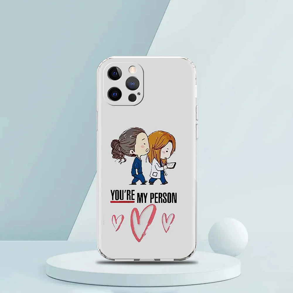 Greys Anatomy 'You Are My Person' Luxury Soft Clear Phone Case