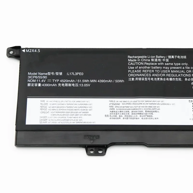 Bateria do Portátil para Yoga Lenovo L17c3pe0 L17l3pe0 73013ikb 15iwl 15ikb 81cu003xmz 81js002 5b10q39196 5b10q39197 - Imagem 4
