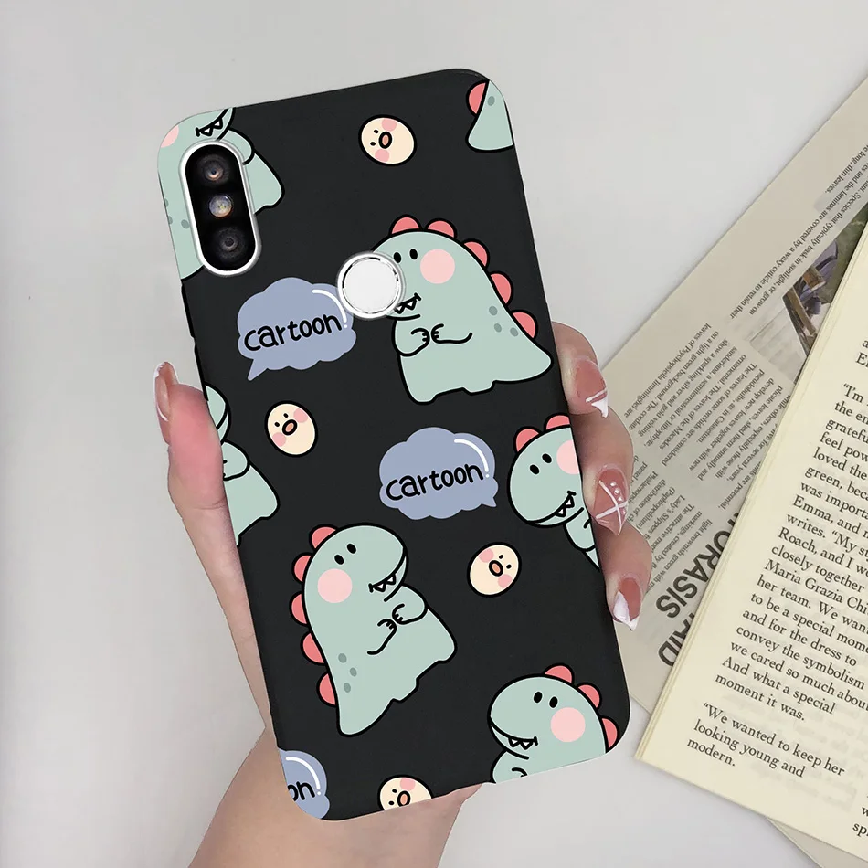 Soft Matte Cute Pattern Silicone TPU Phone Case