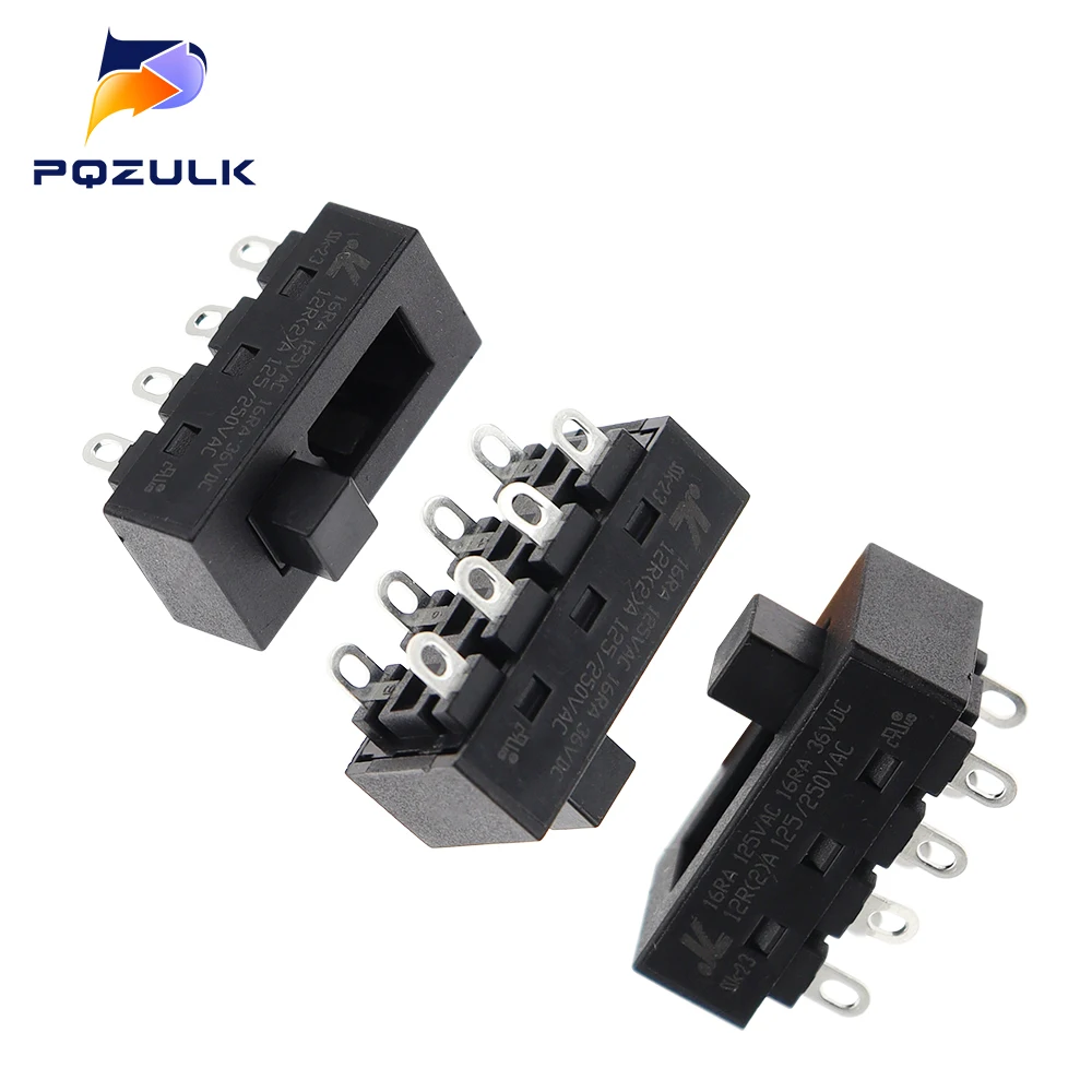 2PCS 12A 250V 3 Position 8 Pin Toggle Slide DIP Switch LQ-103H Hair Dryer Hot Cold Wind for JJ-15 Philips Flyco FH6218/20/21/31